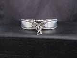 SPB027 Silver Plated Bracelet - Symmetrical