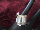 SPR041 Silver Plated Spoon Ring