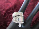 SPR045 Silver Plated Spoon Ring