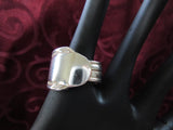 SPR048 Silver Plated Spoon Ring
