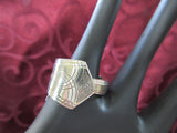 SPR052 Silver Plated Spoon Ring