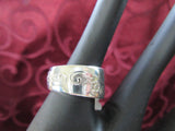 SPR055 Silver Plated Spoon Ring