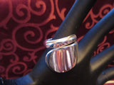 SPR066 Silver Plated Spoon Ring