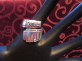 SPR069 Silver Plated Spoon Ring