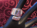 SPR069 Silver Plated Spoon Ring