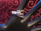 SPR073 Silver Plated Spoon Ring