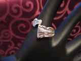 SPR081 Silver Plated Spoon Ring