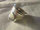 SPR084 Silver Plated Spoon Ring