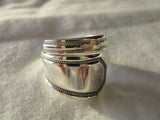 SPR084 Silver Plated Spoon Ring