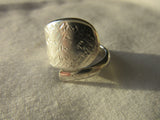 SPR090 Silver Plated Spoon Ring