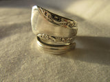 SPR096 Silver Plated Spoon Ring