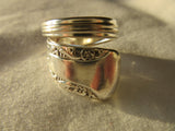 SPR096 Silver Plated Spoon Ring