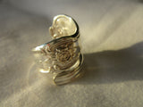 SPR102 Silver Plated Spoon Ring