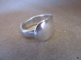 SPR021 Silver Plated Spoon Ring