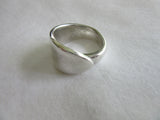 SPR024 Silver Plated Spoon Ring