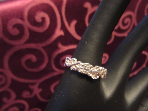 SPRCH004 Silver Plated Spoon Ring