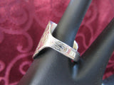 SPSR034 Saddle Ring(Spoon) Silver Plated