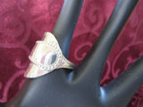 SPSR036 Saddle Ring(Spoon) Silver Plated