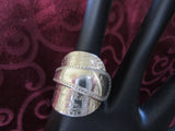 SPSR036 Saddle Ring(Spoon) Silver Plated