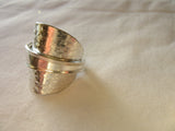SPSR049 Saddle Ring(Spoon) Silver Plated
