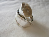 SPSR054 Saddle Ring(Spoon) Silver Plated