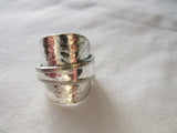 SPSR060 Saddle Ring(Spoon) Silver Plated