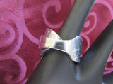 SSR062 Stainless Steel Ring Overlay Style Ring made from a butter knife blade