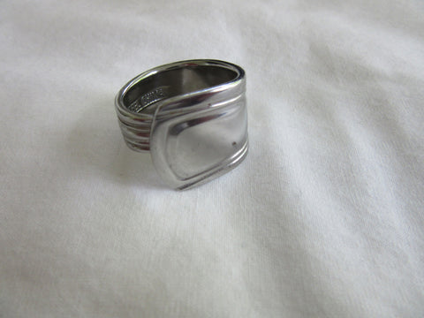 SSR033 Stainless Steel Ring Overlay Man's Style