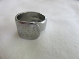 SSR037 Stainless Steel Ring Overlay StyleTextured Pattern