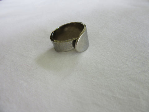 SSR042 Stainless Steel RingOverlay Plain Band