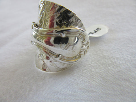 STSSR012 Sterling Silver Saddle Ring