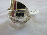 STSSR028 Sterling Silver Saddle Ring