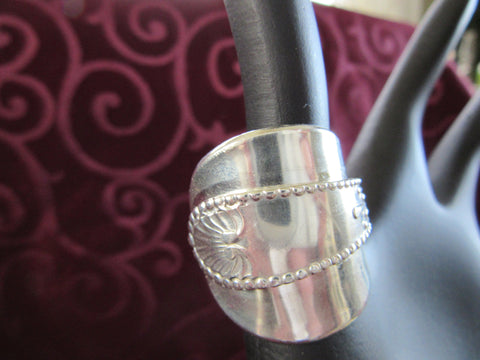 STSSR001 Sterling Silver Saddle Ring