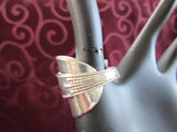 STSSR001 Sterling Silver Saddle Ring