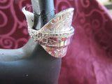 STSSR003 Sterling Silver Saddle Ring