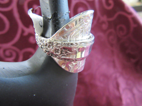 STSSR003 Sterling Silver Saddle Ring