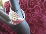 STSSR006 Sterling Silver Saddle Ring