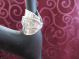 STSSR017 Sterling Silver Saddle Ring