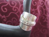 STSSR020 Sterling Silver Saddle Ring