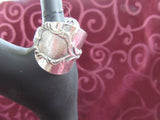 STSSR021 Sterling Silver Saddle Ring