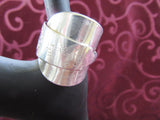 STSSR023 Sterling Silver Saddle Ring