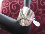 STSSR024 Sterling Silver Saddle Ring