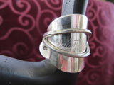 STSSR026 Sterling Silver Saddle Ring