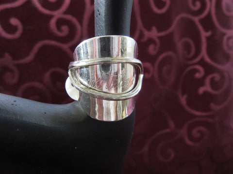 STSSR026 Sterling Silver Saddle Ring