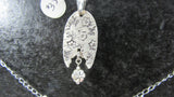 HSN003 Hand Stamped Pendants From Spoon Bowls