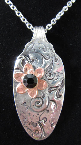 Lava Stamped Necklace